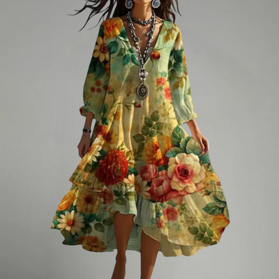 Marina | Vintage Floral Dress