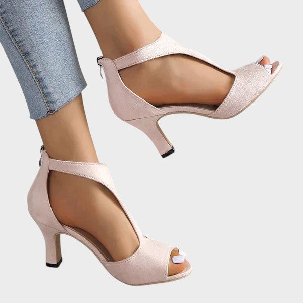 Karen - Stylish Peep-Toe Heels