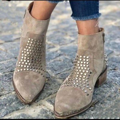 Cadence | Ankle Boots With Studs
