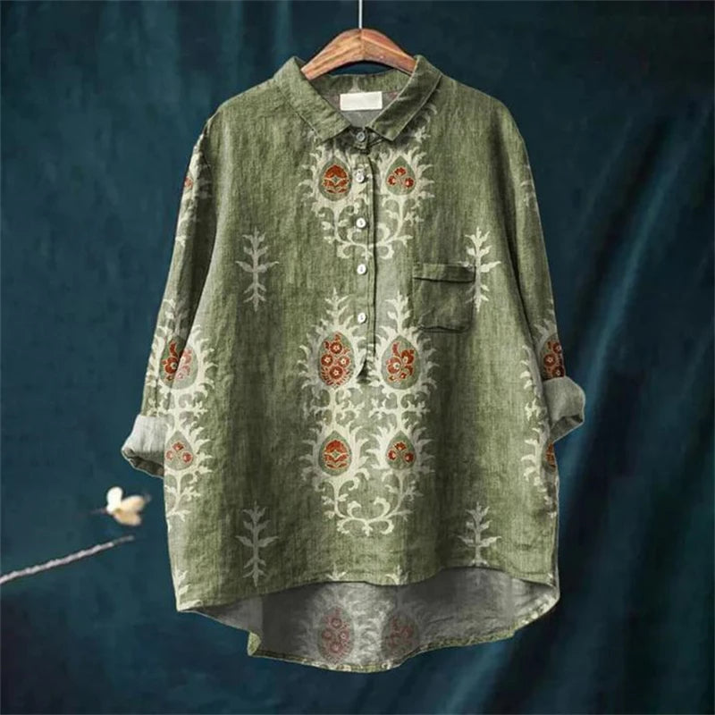 Sophina™ | Vintage Cotton Shirt