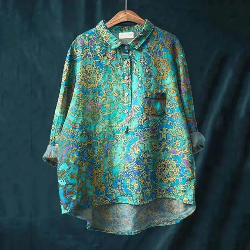 Sophina™ | Vintage Cotton Shirt