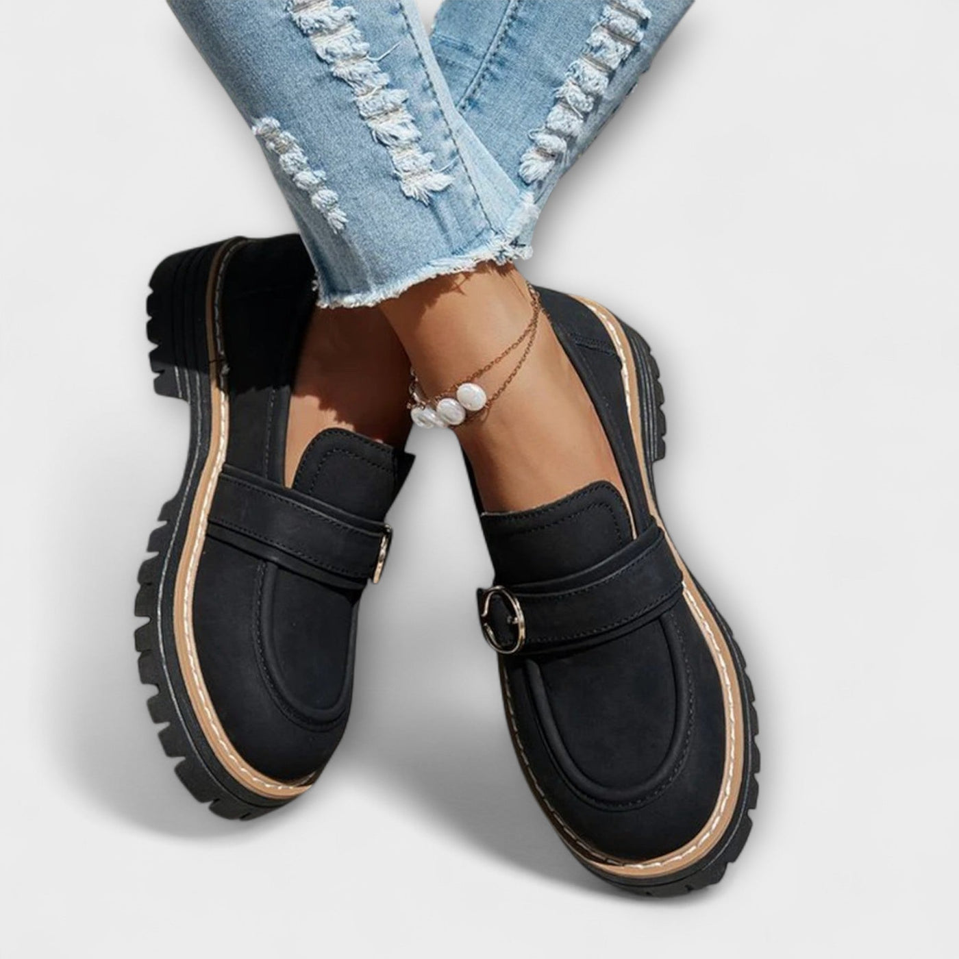 Grace - Comfortable Light Moccasins