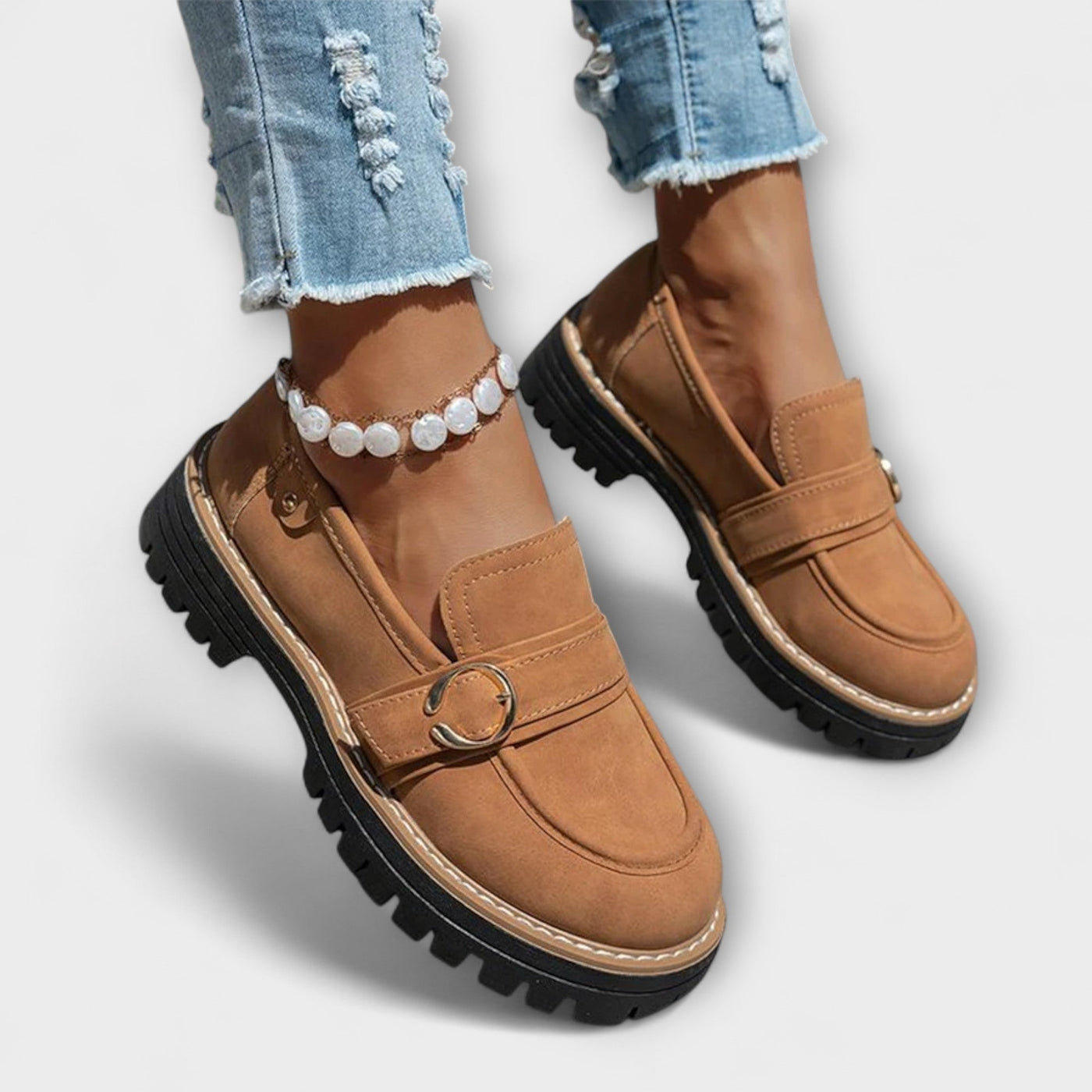 Grace - Comfortable Light Moccasins