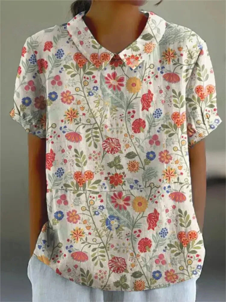 Ragnhild | Floral Blouse