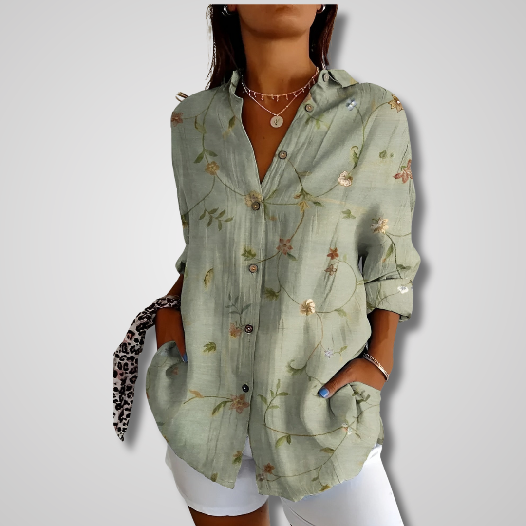 Amara™ | Floral Blouse