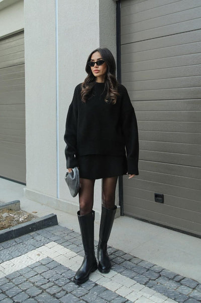 Helena | Knitted Skirt Set